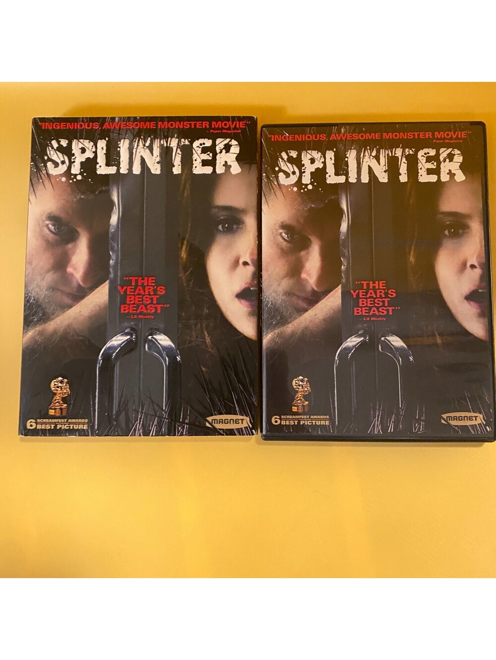 Splinter DVD 2008 Horror Shea Whigham Jill Wagner Paulo Costanzo w/ Slipcover